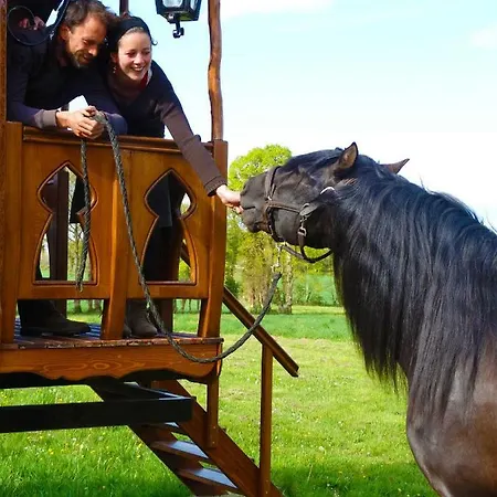 Roulotte Et Des Chevaux Treffléan